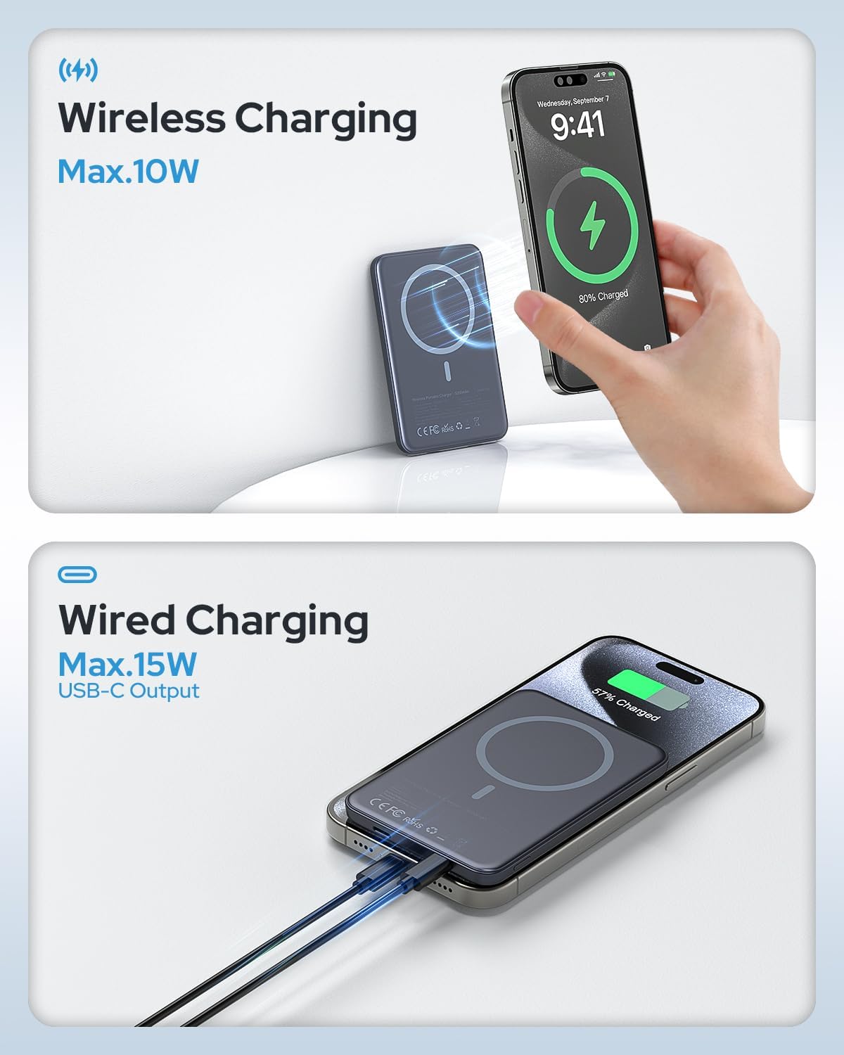 Slim Magnetic Travel Charger