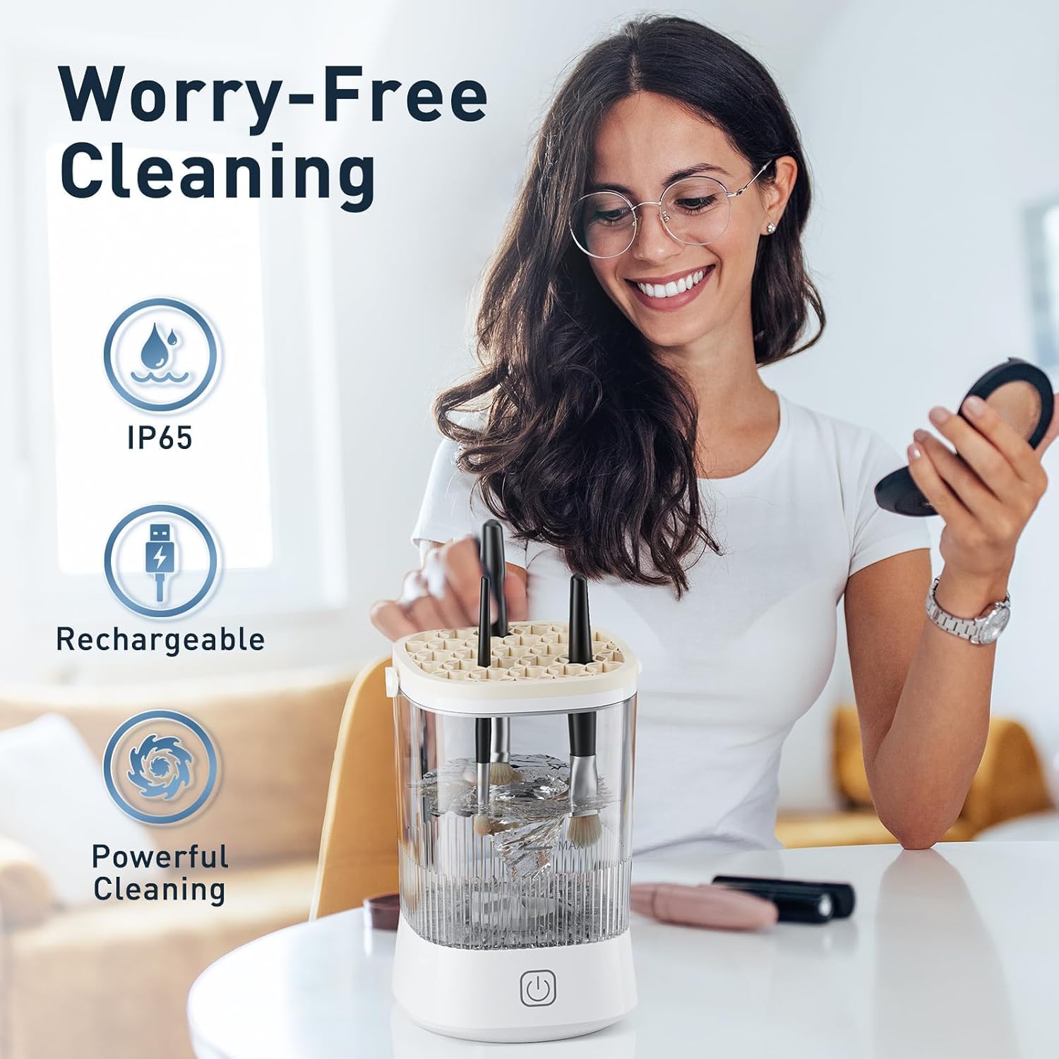 Quick Clean Makeup Brush Spinner