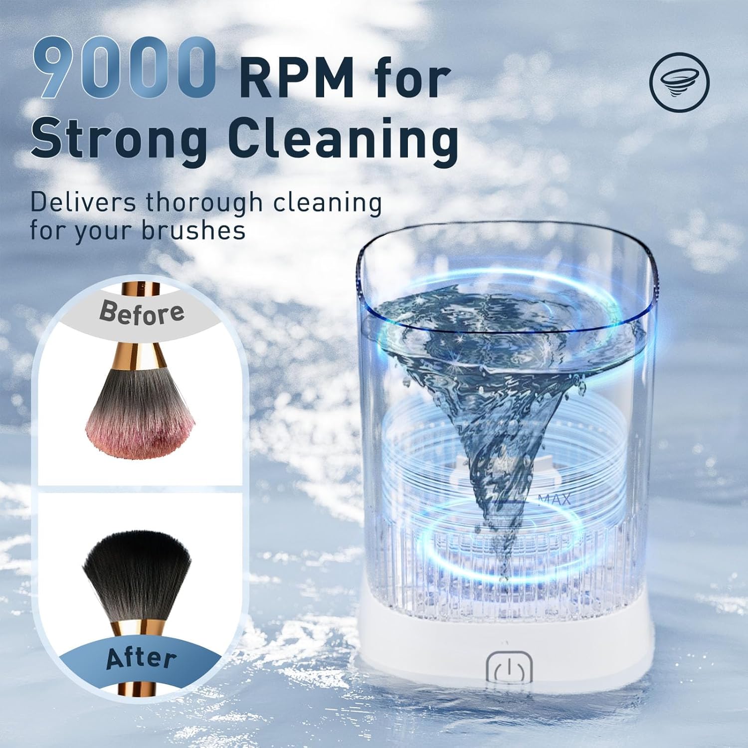 Quick Clean Makeup Brush Spinner