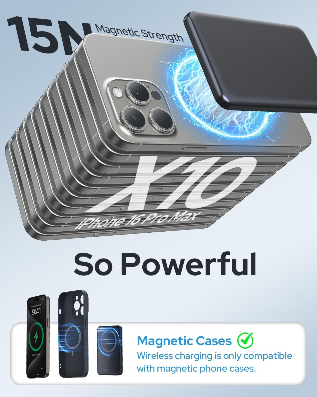 Slim Magnetic Travel Charger