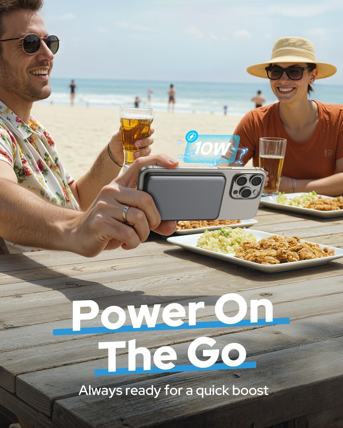 Slim Magnetic Travel Charger