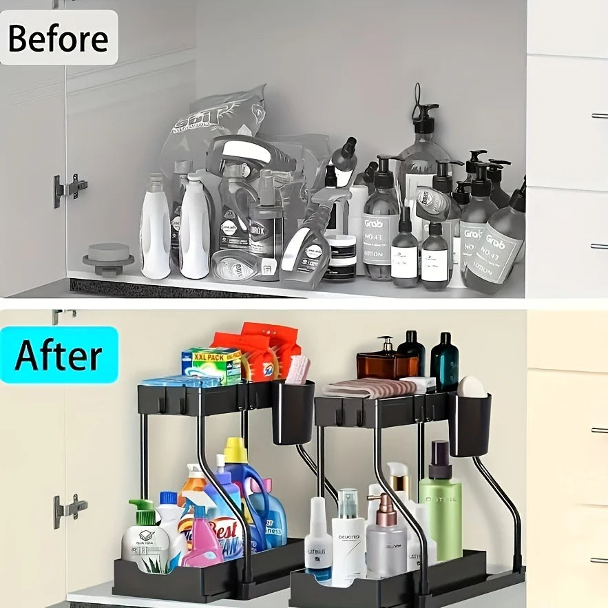 Smart Double-Tier Sink Organizer